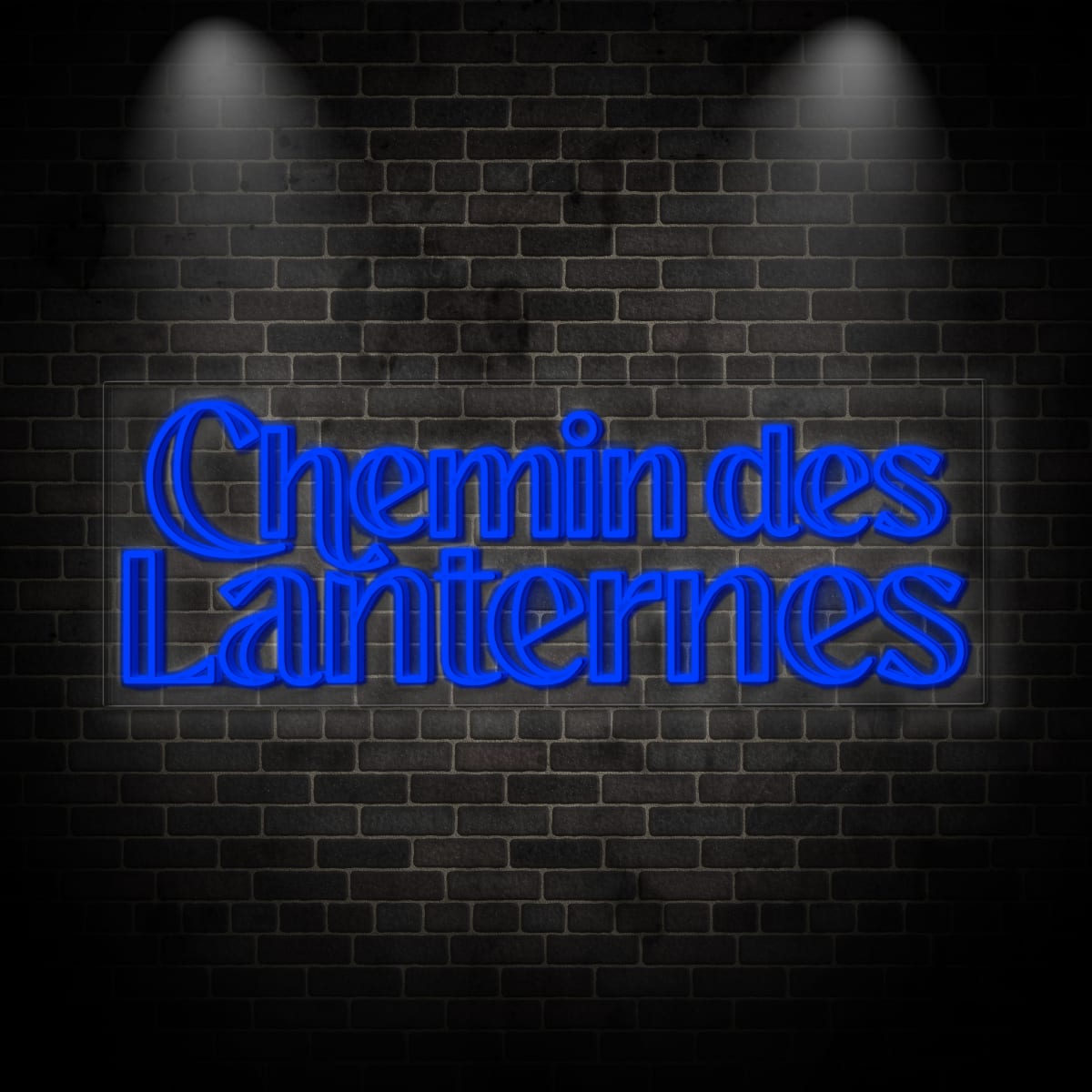 Neon "Chemin des"