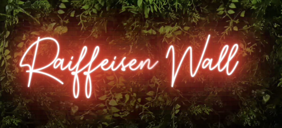Neon "Raiffeisen
