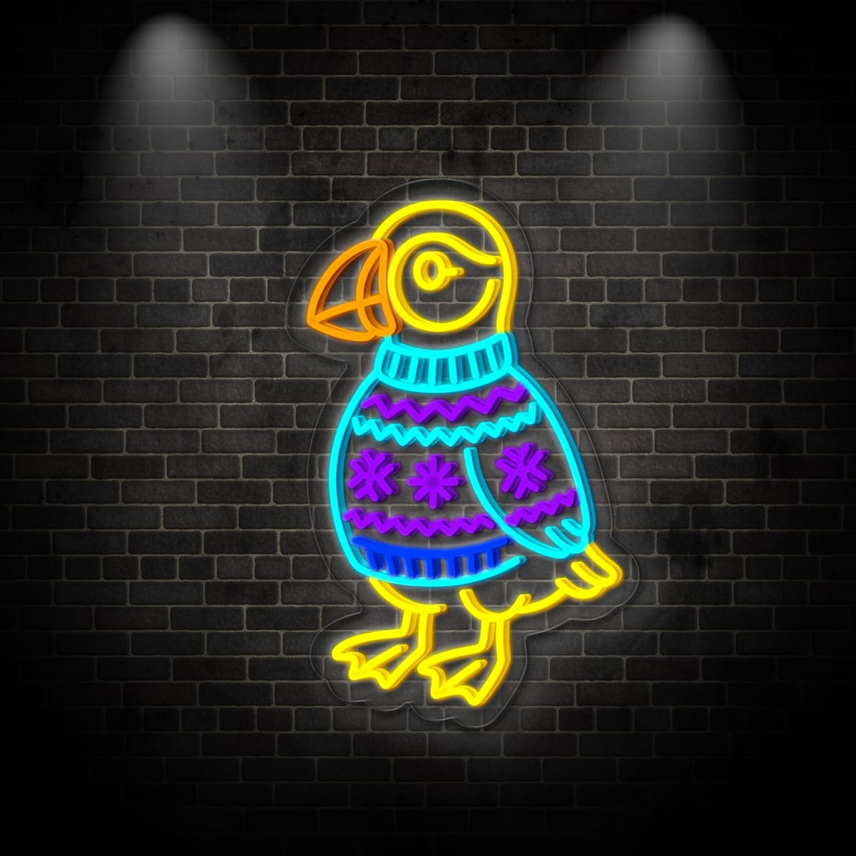 Neon ""bird""