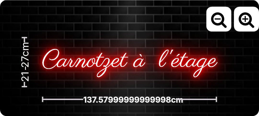 Neon Carnotzet à  l'étage