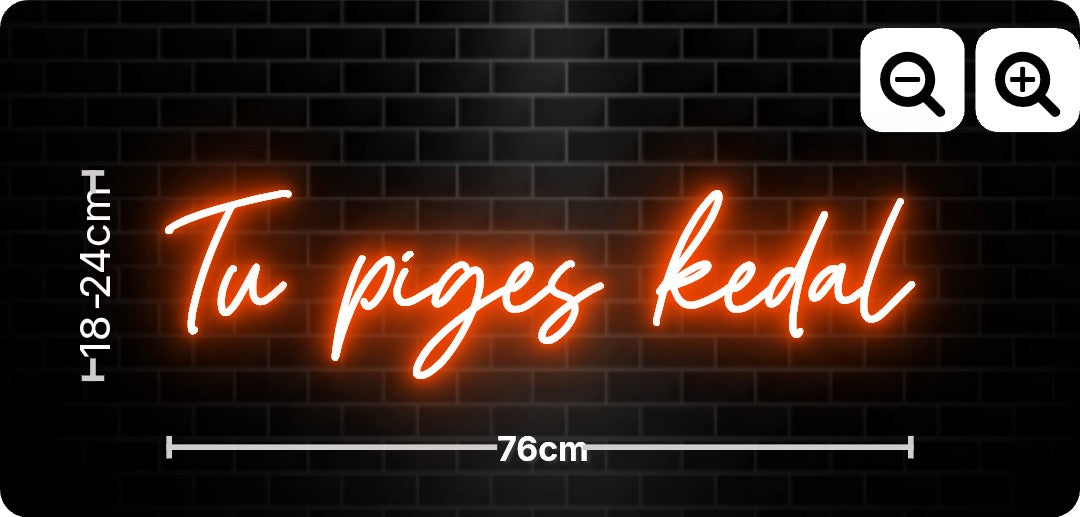Neon Tu piges kedal