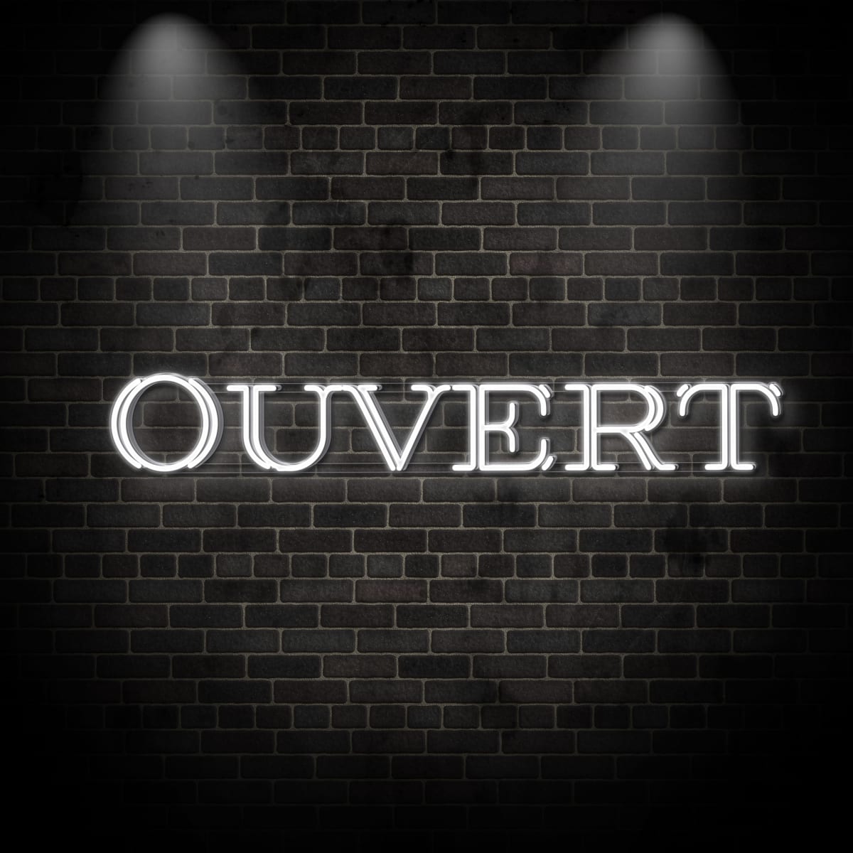 Neon "OUVERT 1"