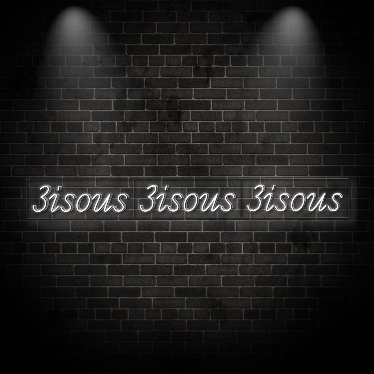 Neon "bisous"