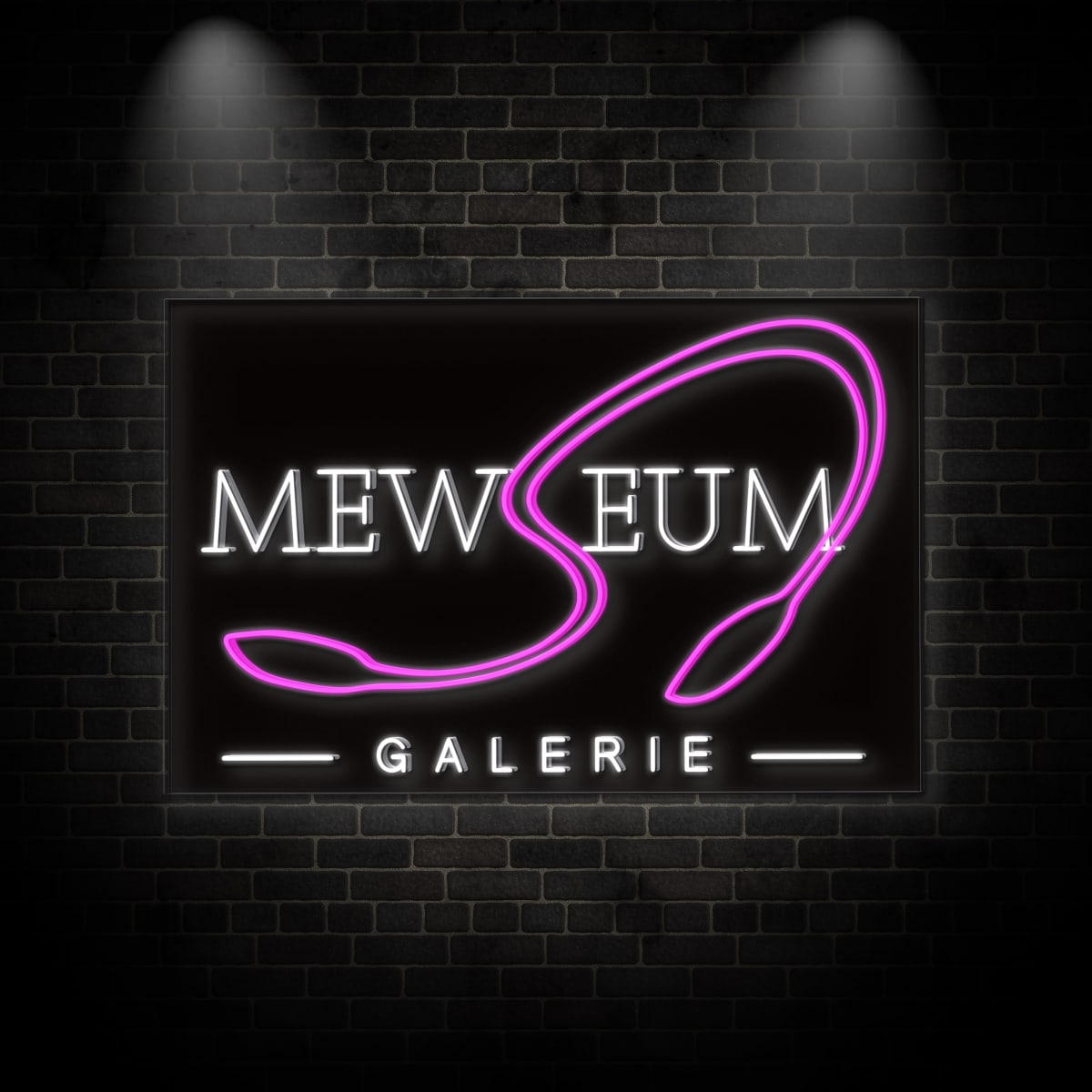 Neon "MEWSEUM GALERIE 2"