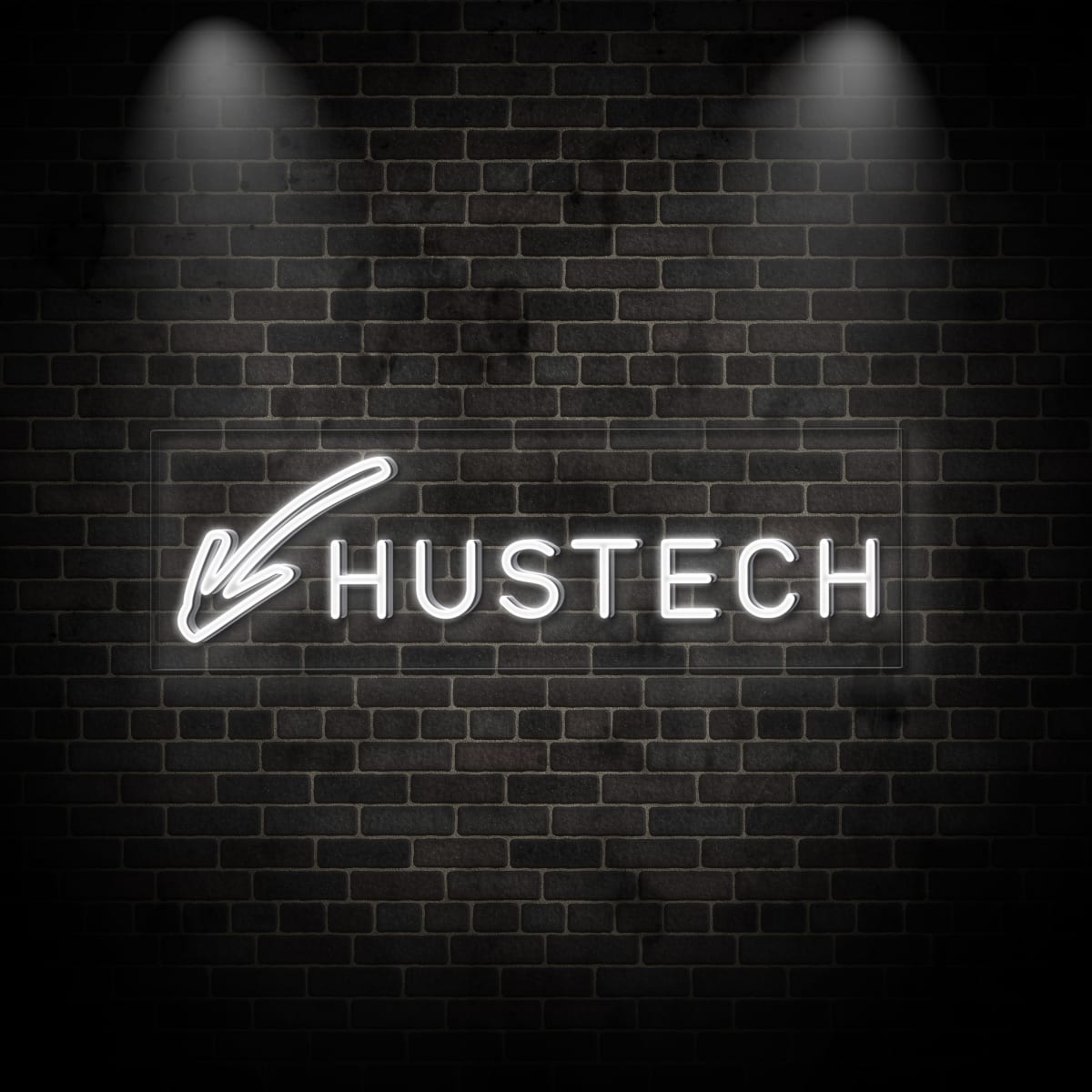 Neon "HUSTECH"