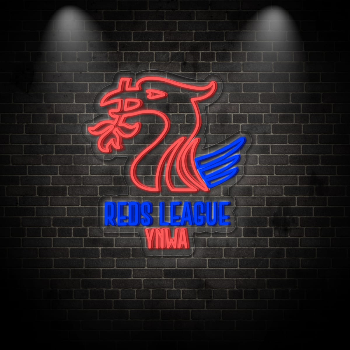 Neon "REDS LEAGUE YNWA"