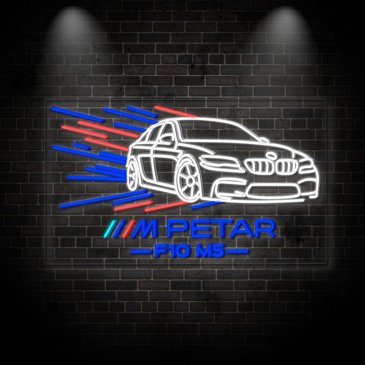 Neon "M PETAR"