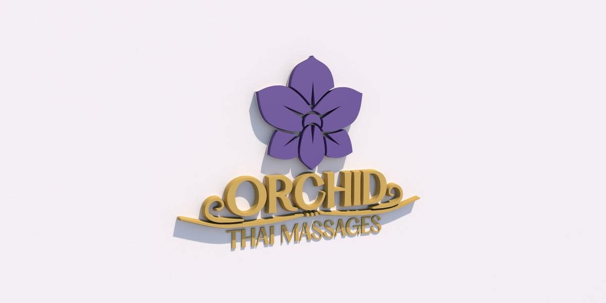 Enseigne Led 3D "ORCHID THAI MASSAGES"