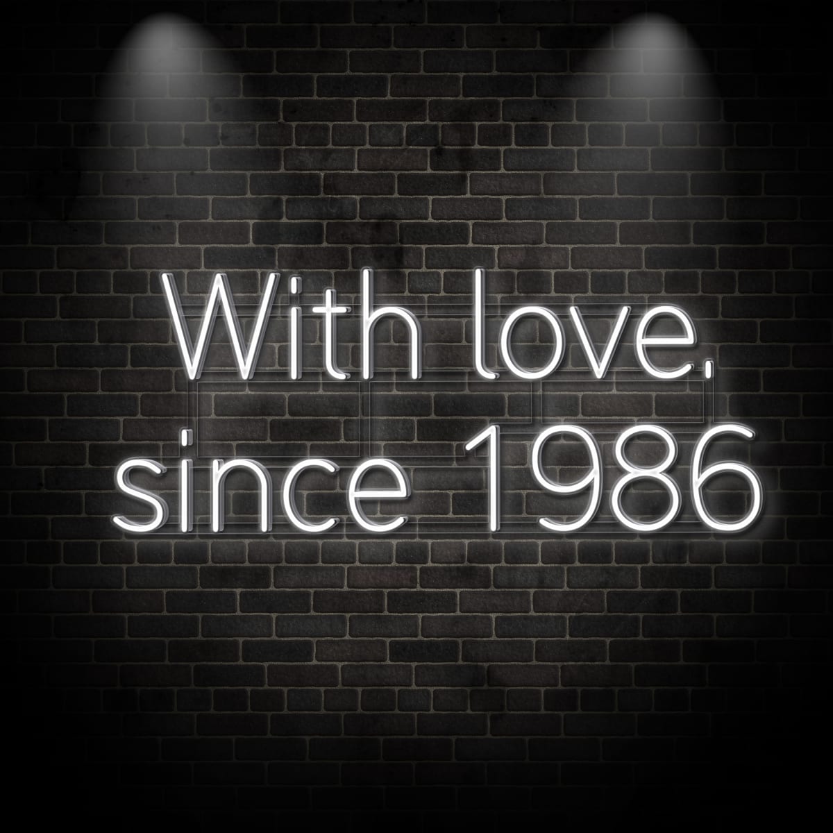 Neon "With love.