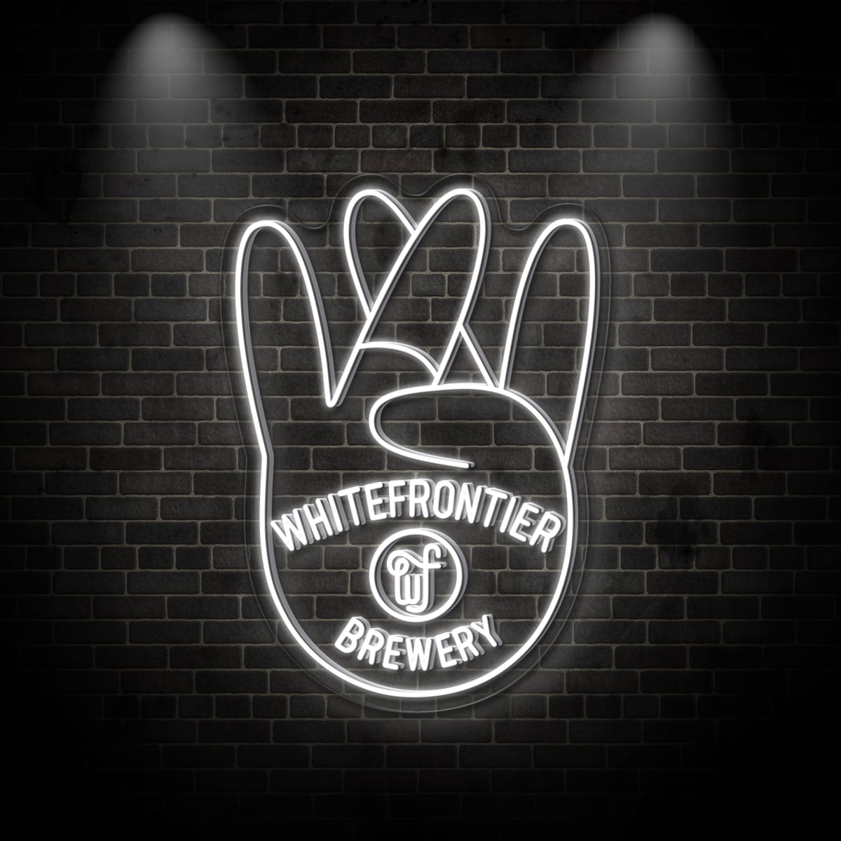 Neon "WHITEFRONTIER"