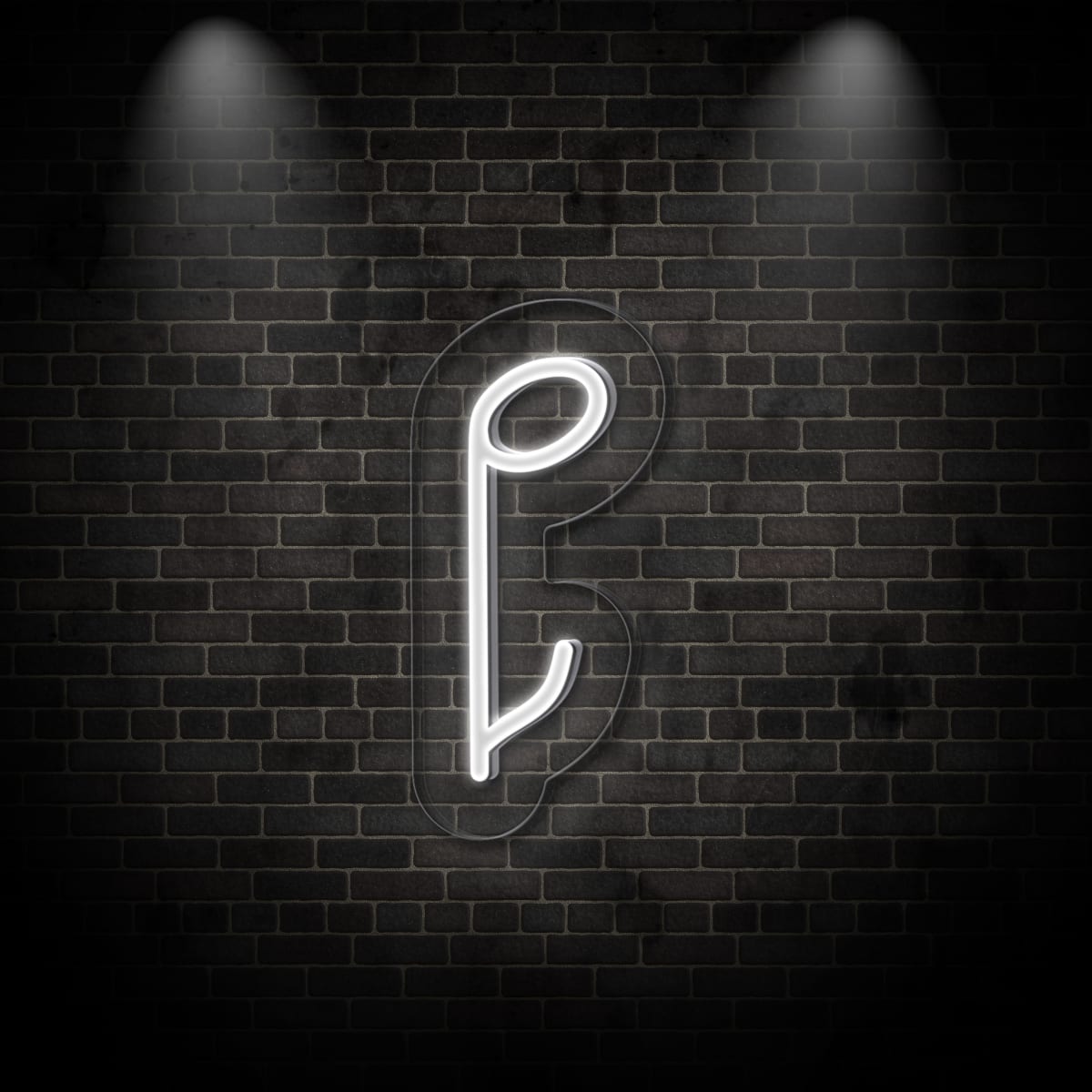 Neon "musical symbol 5 2"
