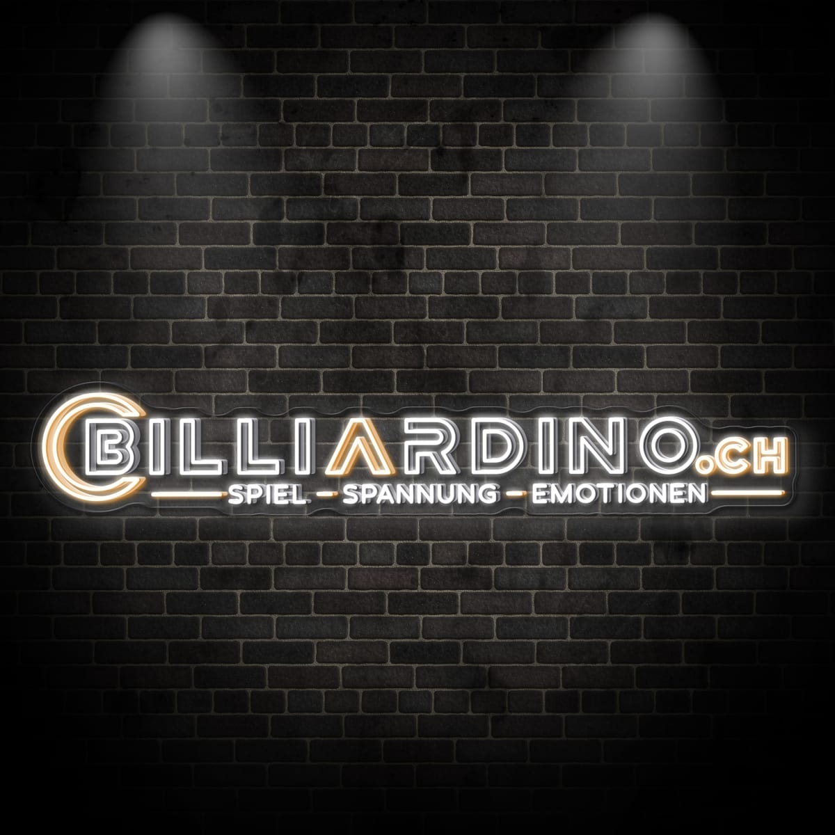 Neon "BILLIARDINO.CH 2"