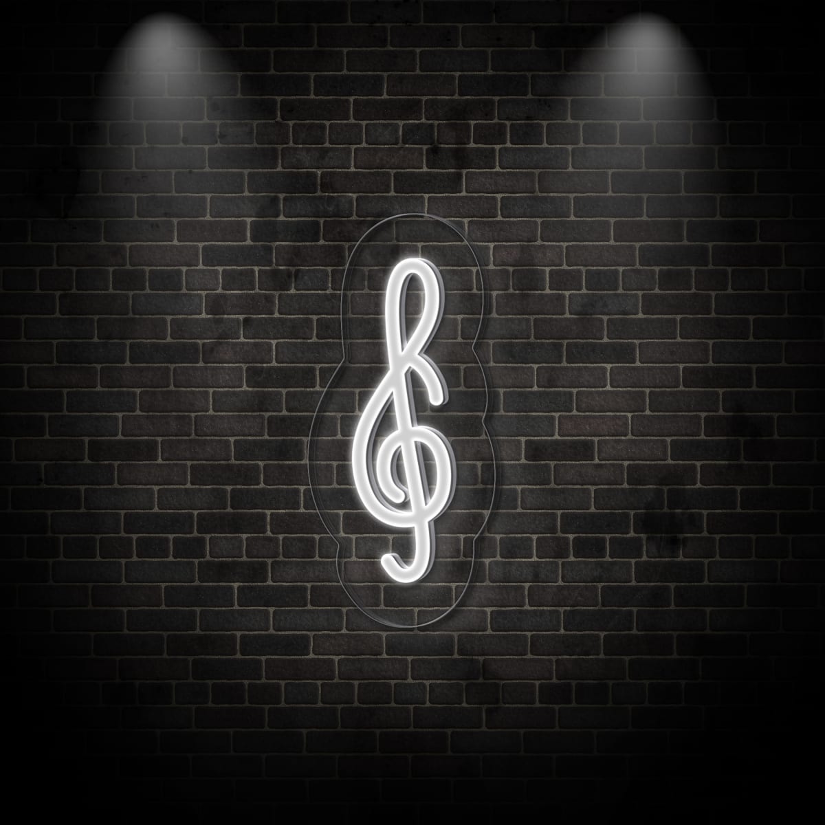 Neon "musical symbol 1 6"