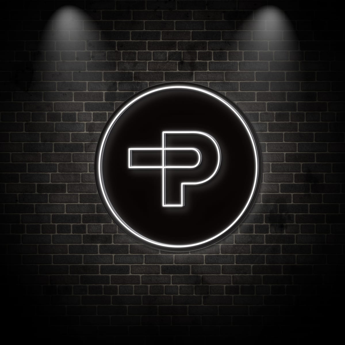 Neon "P"