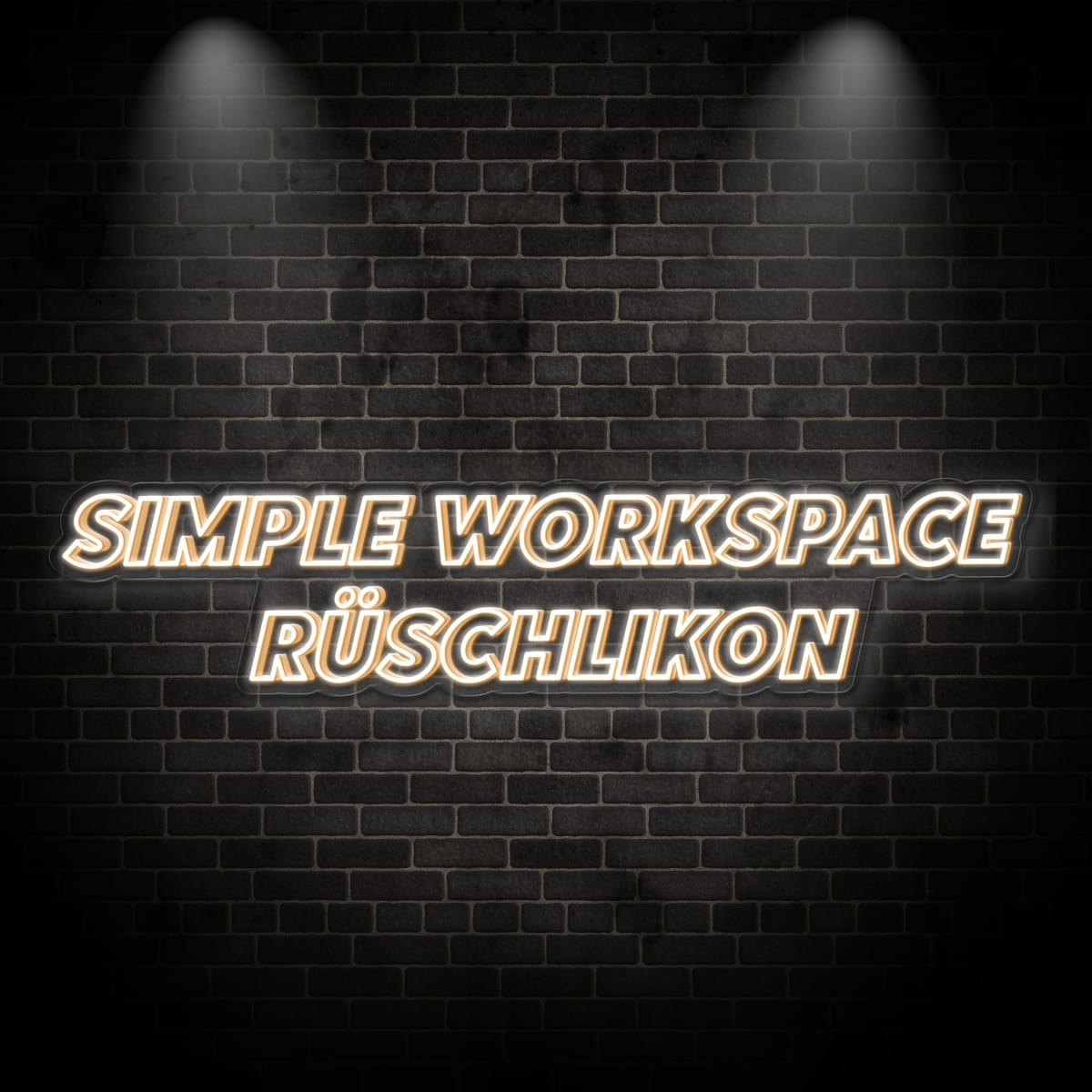 Neon "SIMPLE WORKSPACE