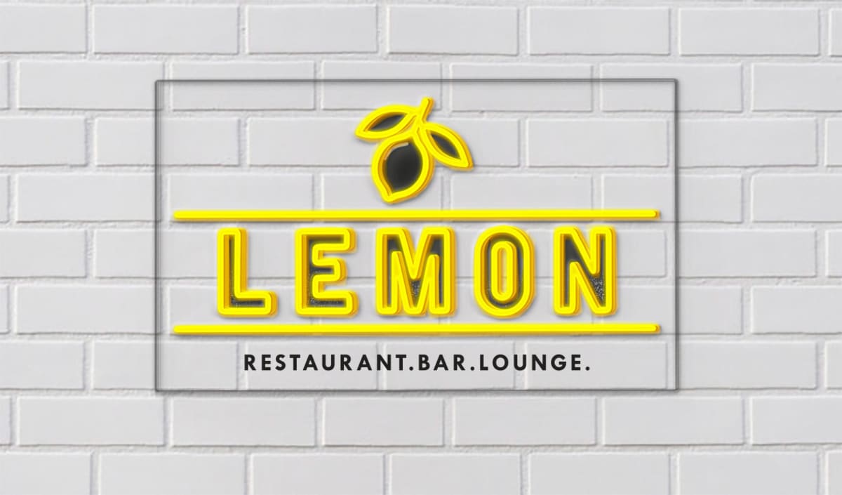 Neon "LEMON"