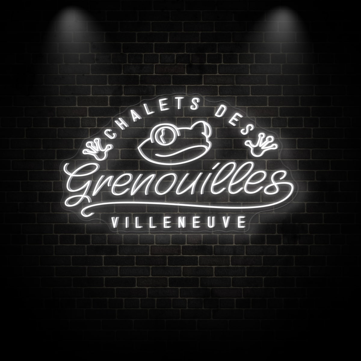 Neon "grenouilles 1"