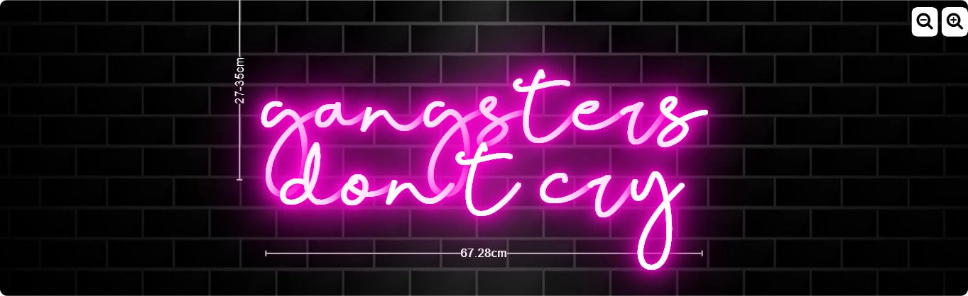 Neon gangsters
don't cry