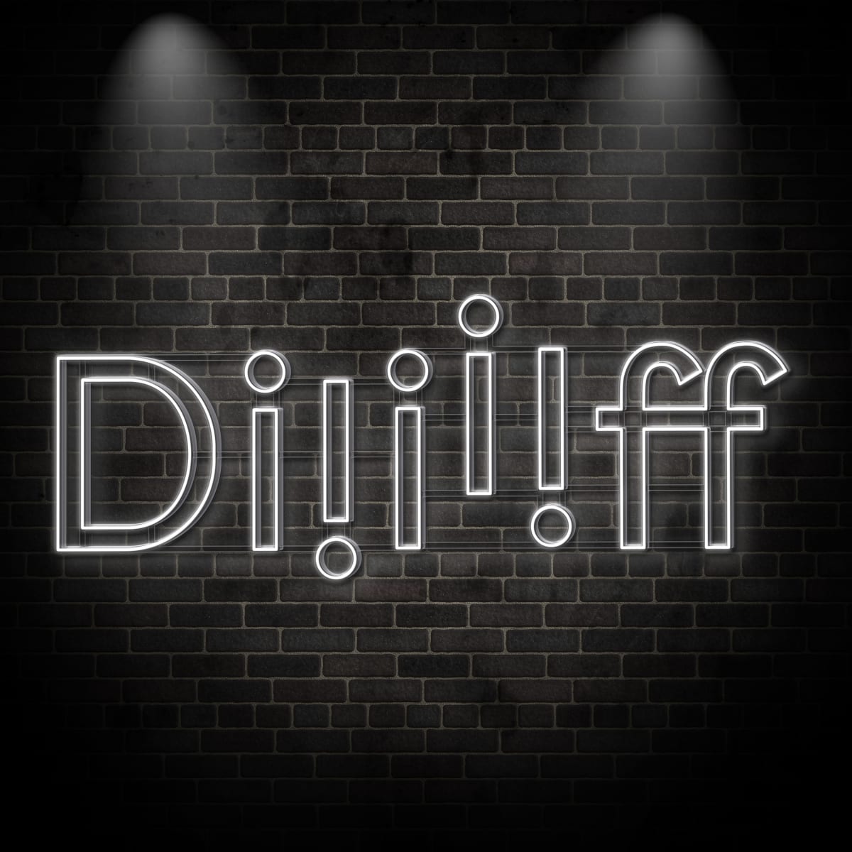 Neon ""Diff 2" 2"