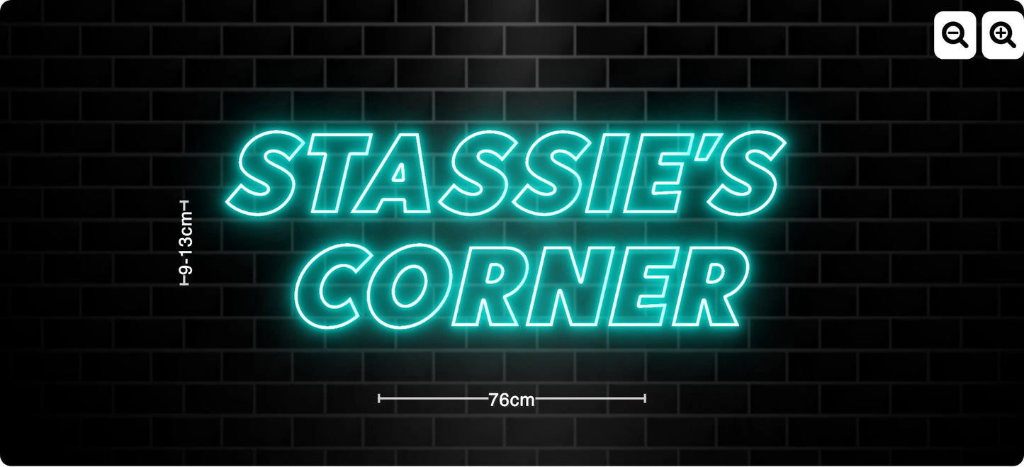Neon Stassie's 
Corner