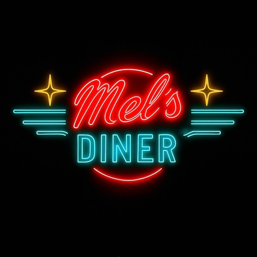 Neon "mel's DINER"