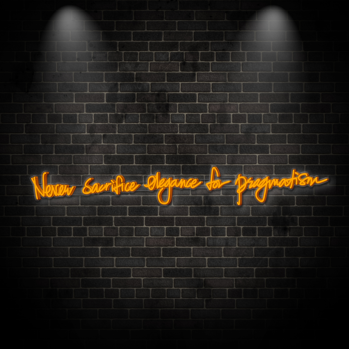 Neon "manuscript"