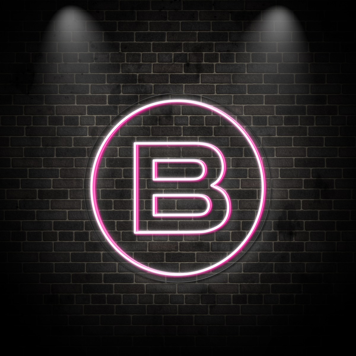 Neon "B"