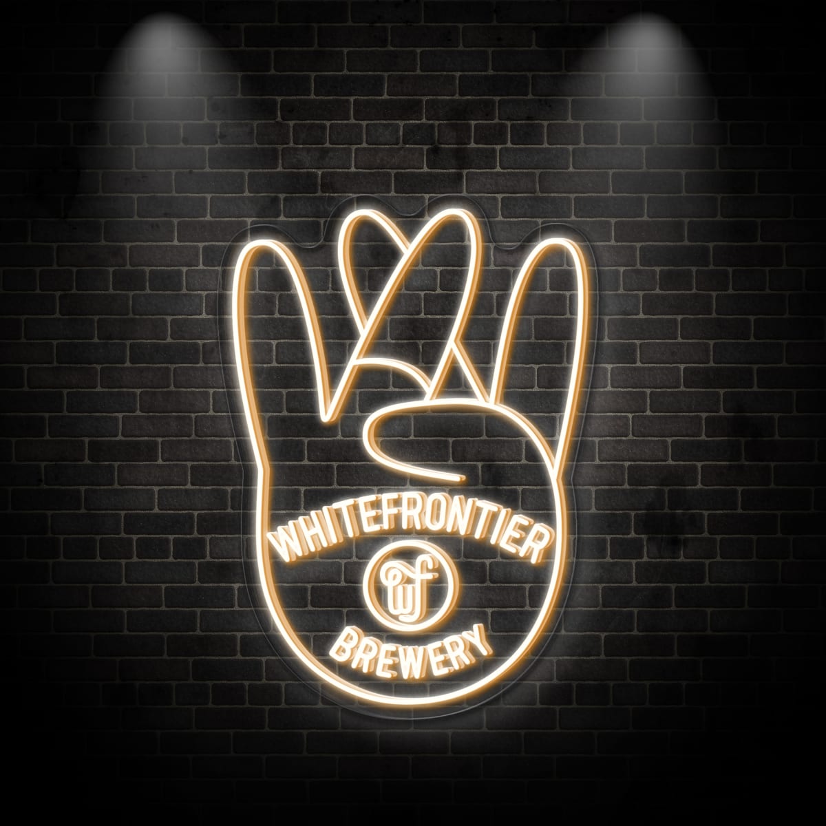 Neon "WHITEFRONTIER"