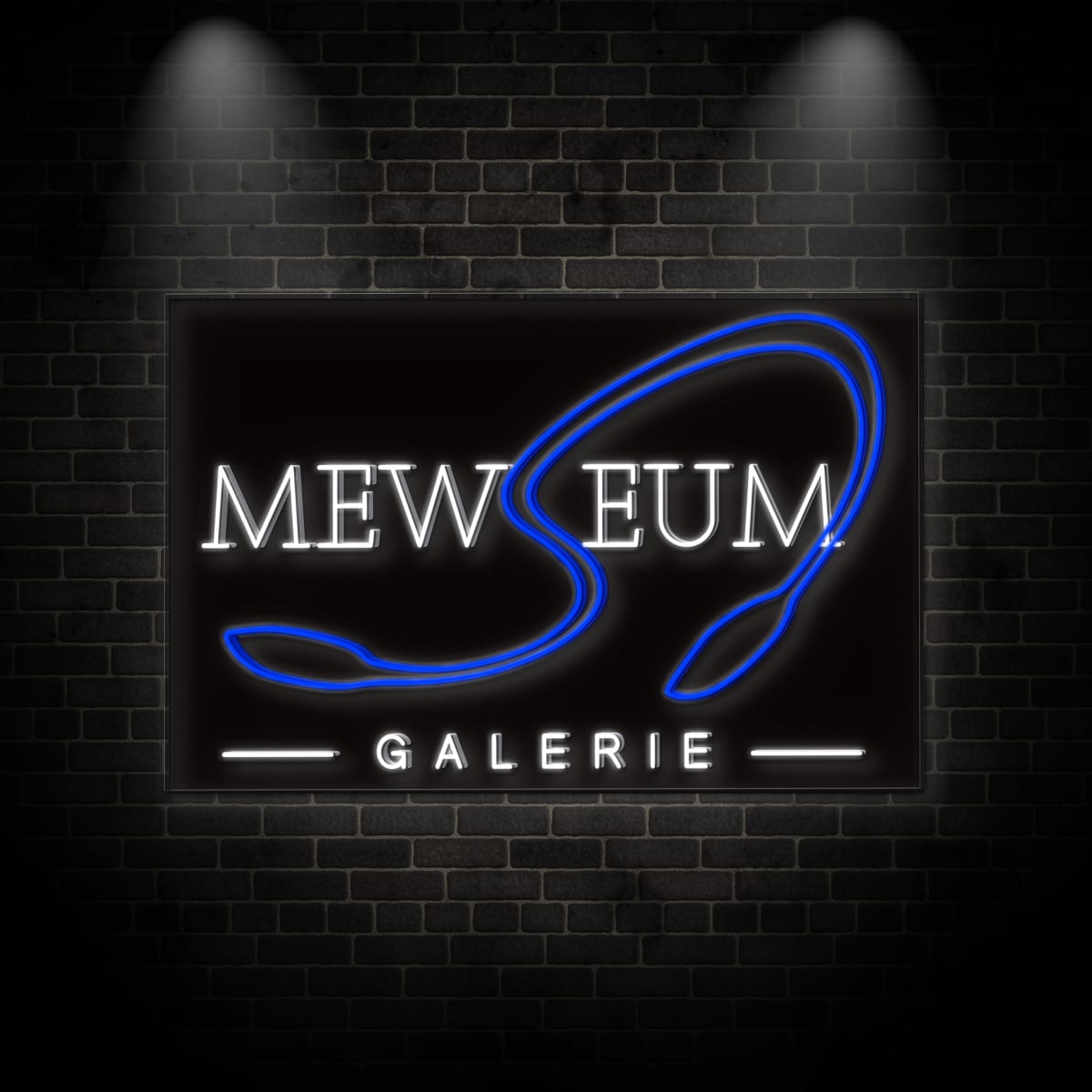 Neon "MEWSEUM GALERIE 1"