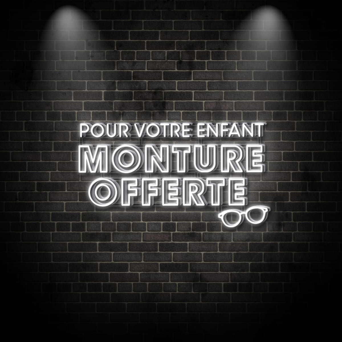 Neon "MONTURE OFFERTE 1"