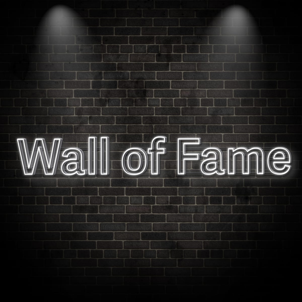 Neon "Wall of Fame"