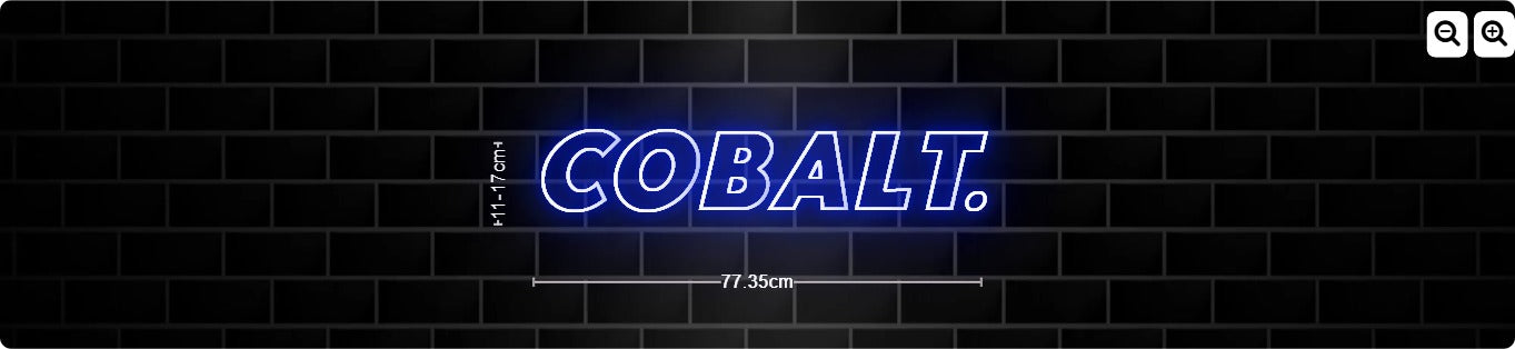 Neon cobalt.