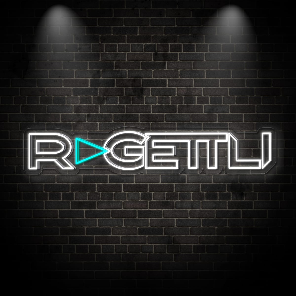 Neon "R▶GETTLI"