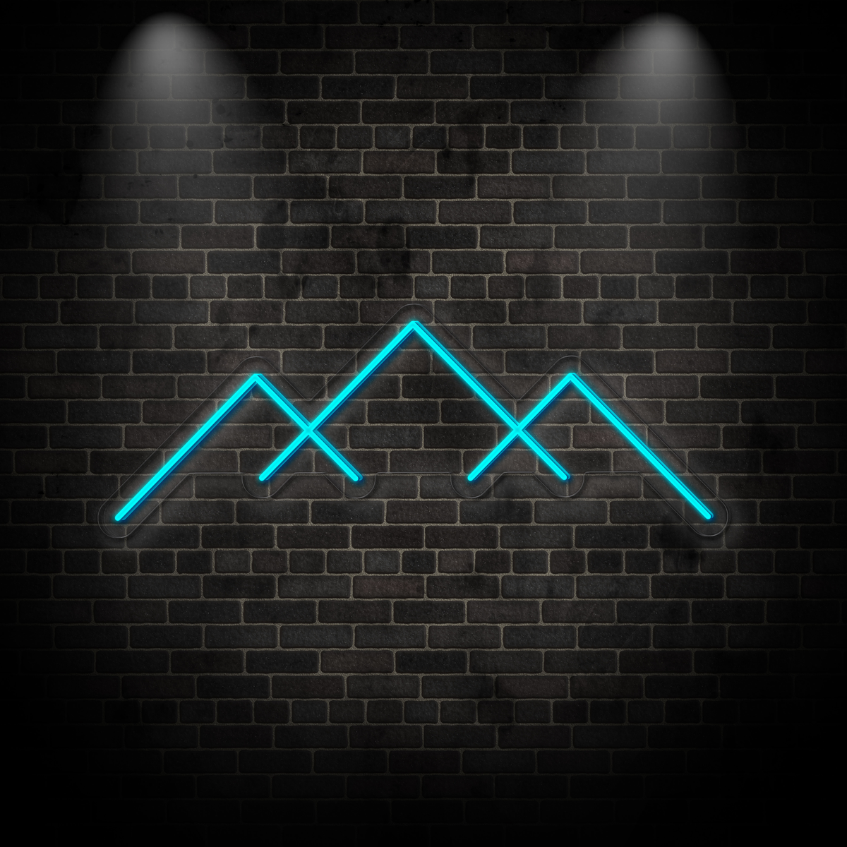 Neon ""Mountain""