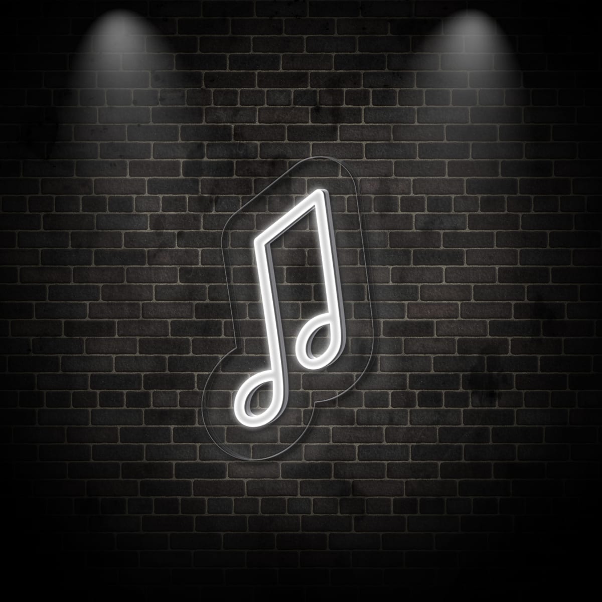 Neon "musical symbol 3 4"
