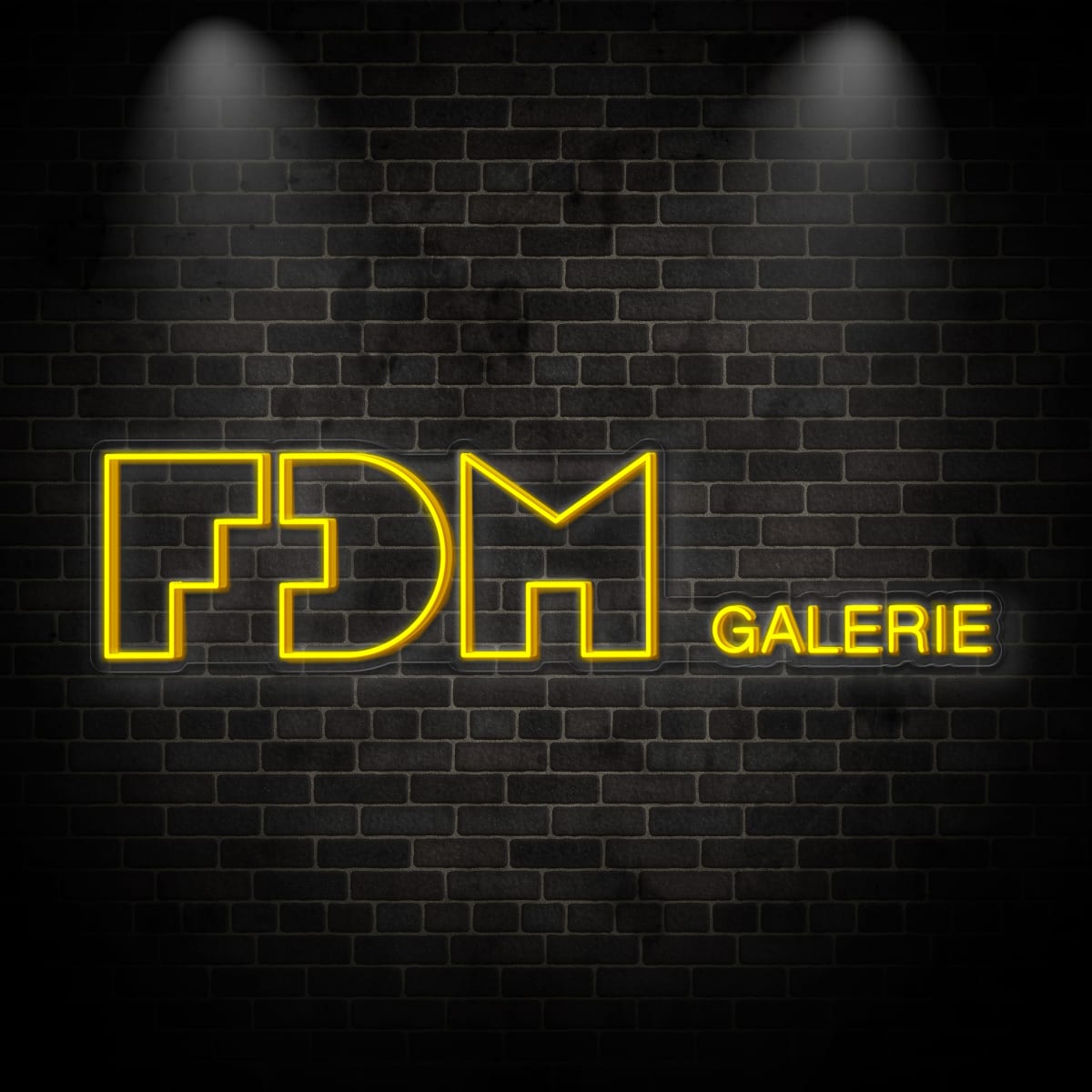 Neon "GALERIE"