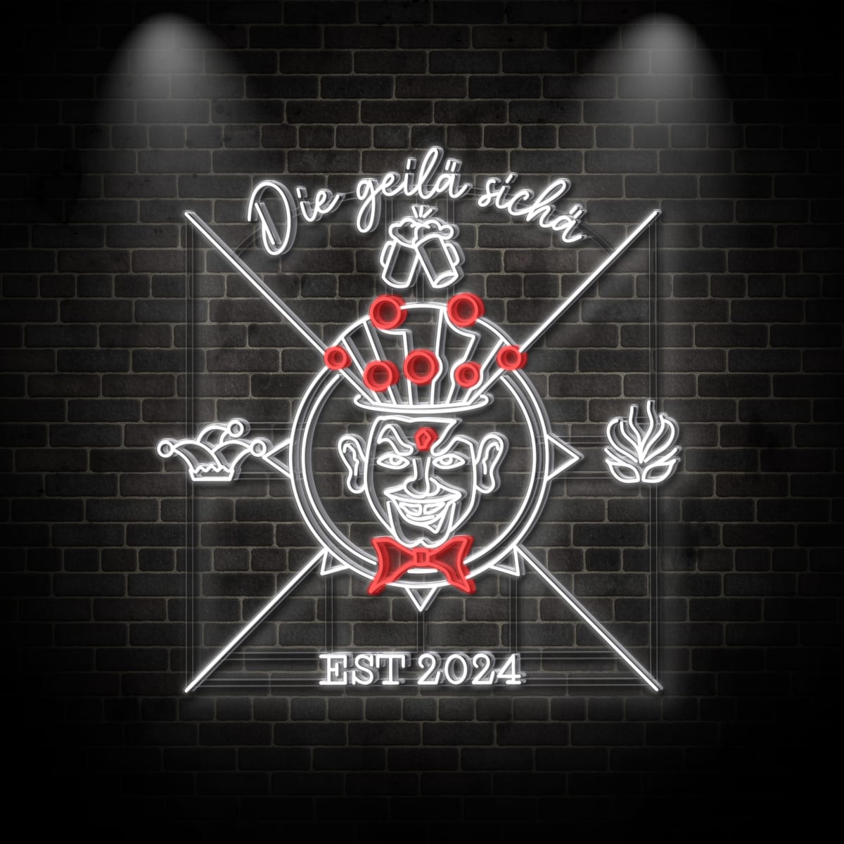 Neon "Die geila sicha"