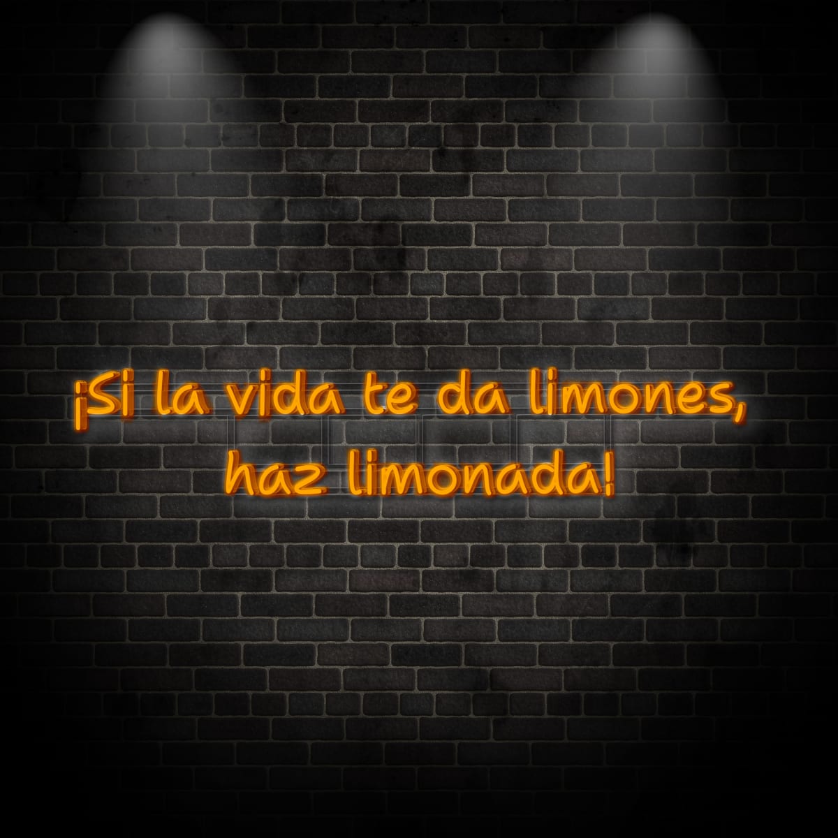 Neon "isi la vida te da limones 2"