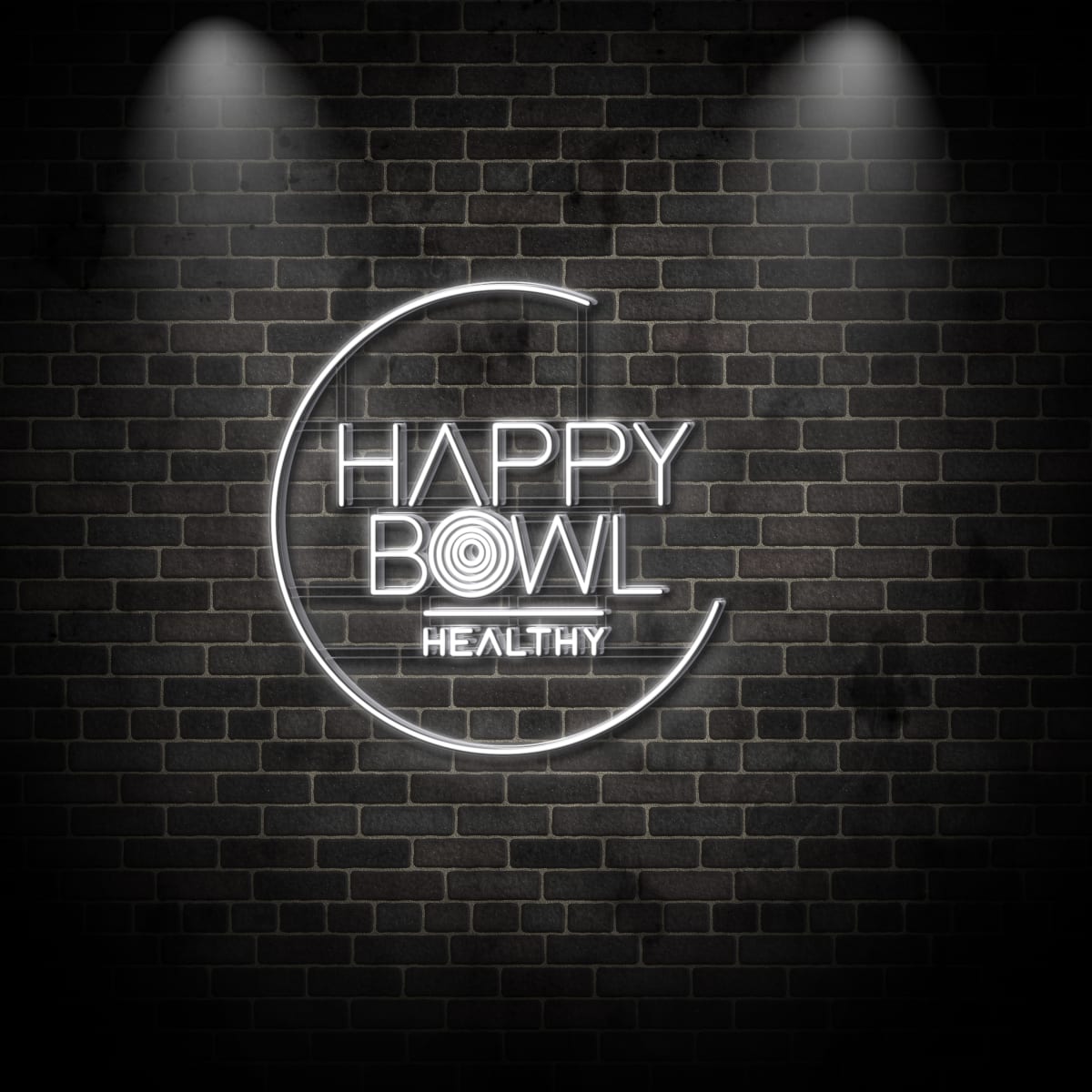 Neon "HAPPY BOWL"