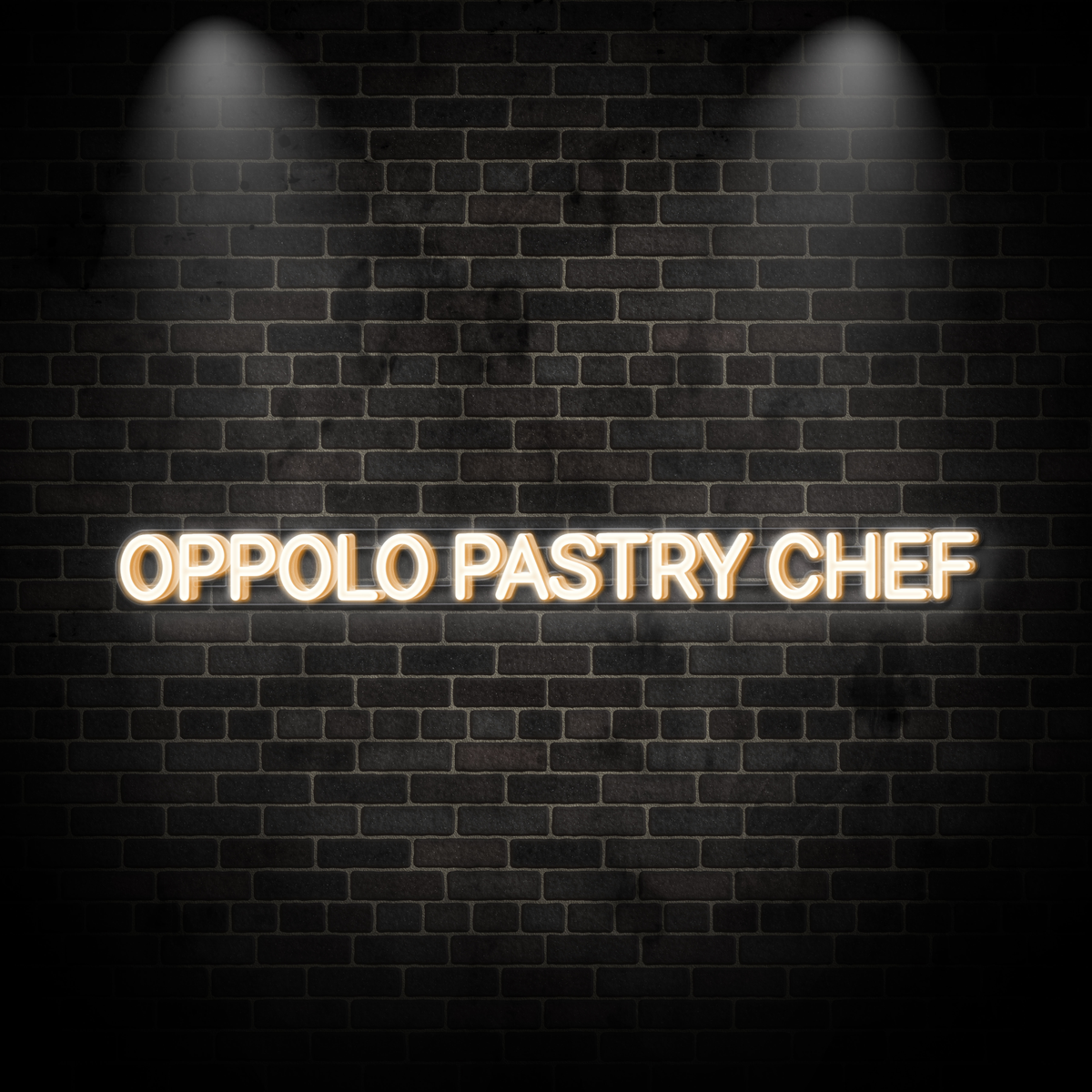 Neon "OPPOLO PASTRY CHEF"