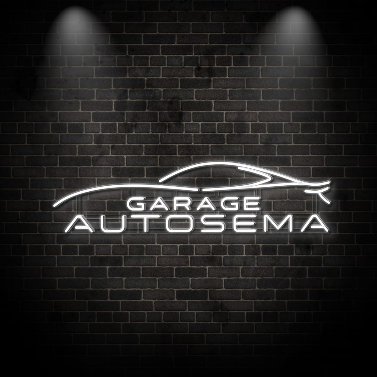 Neon "GARAGE AUTOSEMA"
