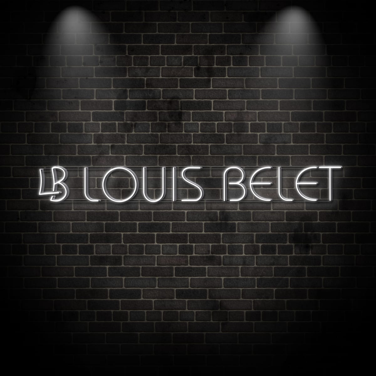 Neon "LB LOUIS BELET"