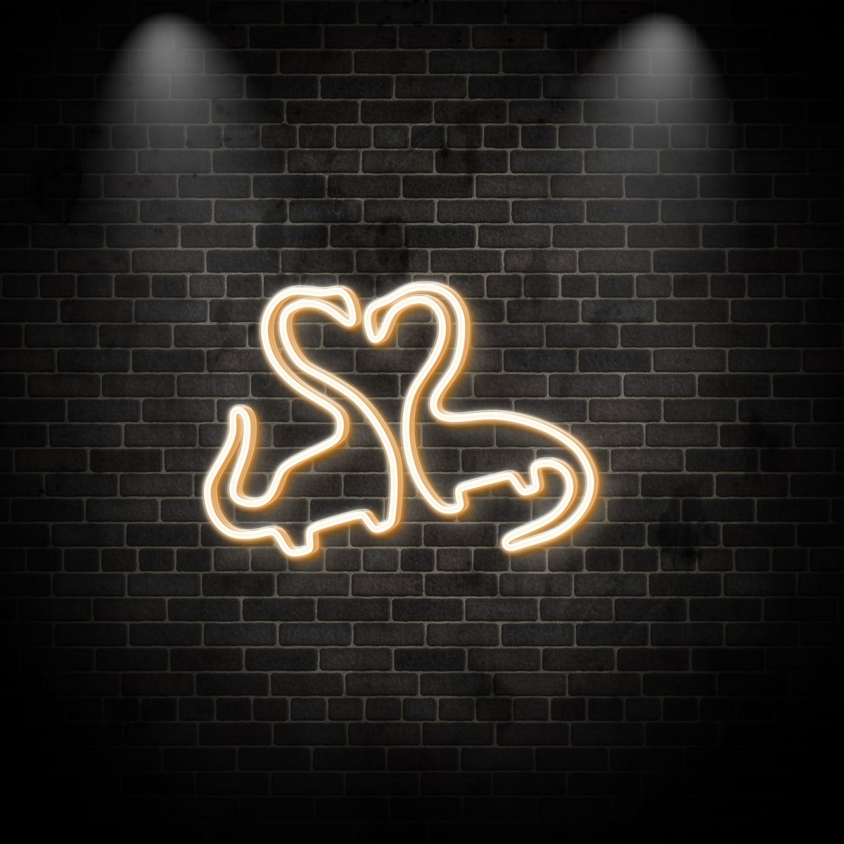 Neon "dinosaur"