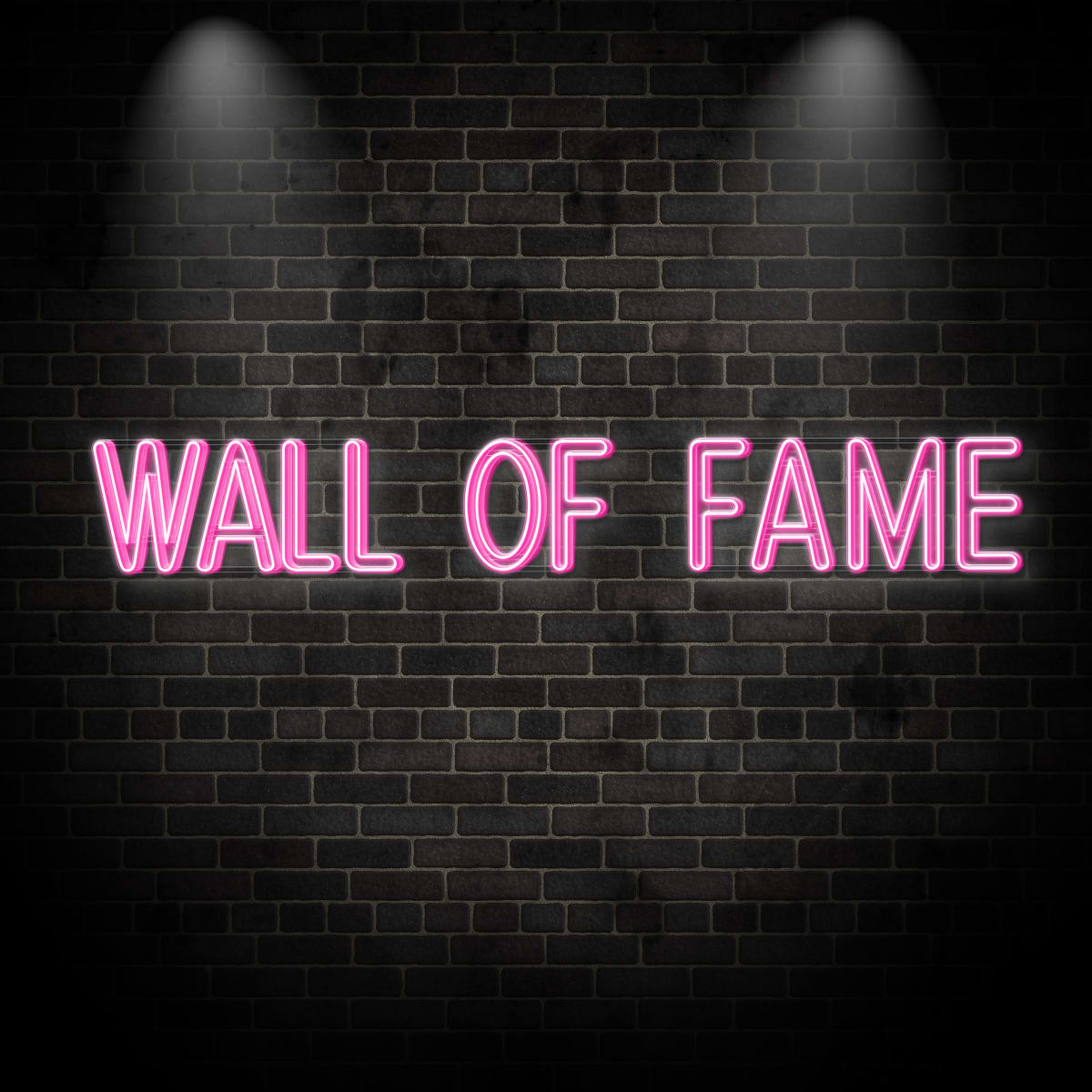 Neon "Wall of Fame 1"