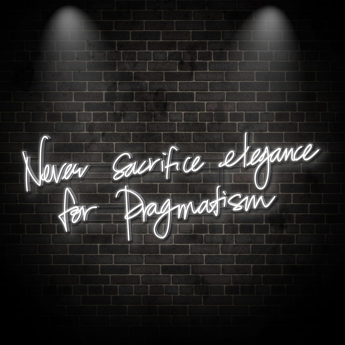 Neon ""manuscript""