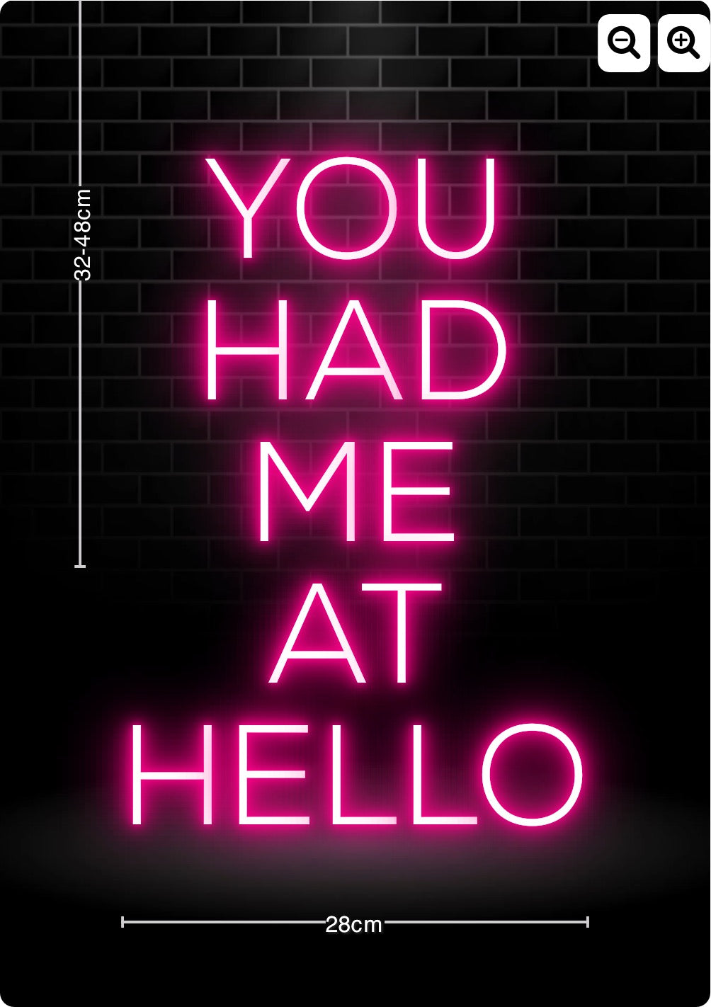 Neon YOU
HAD
ME
AT
HELLO