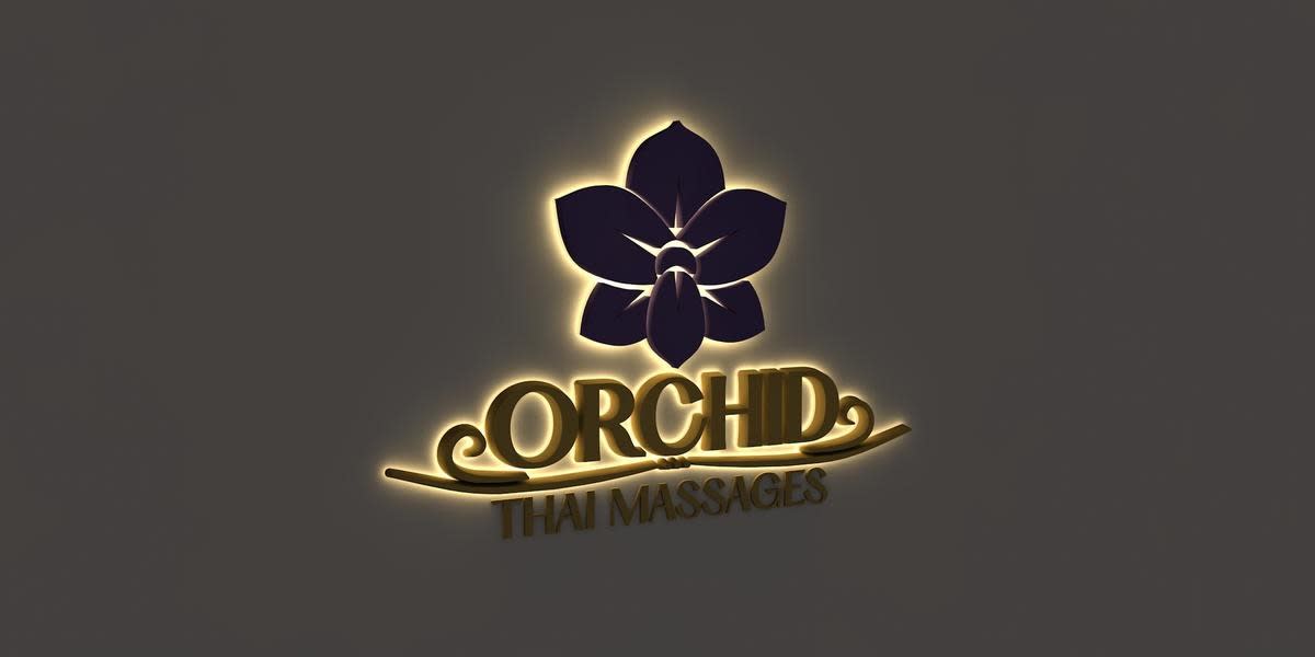 Enseigne Led 3D "ORCHID THAI MASSAGES"