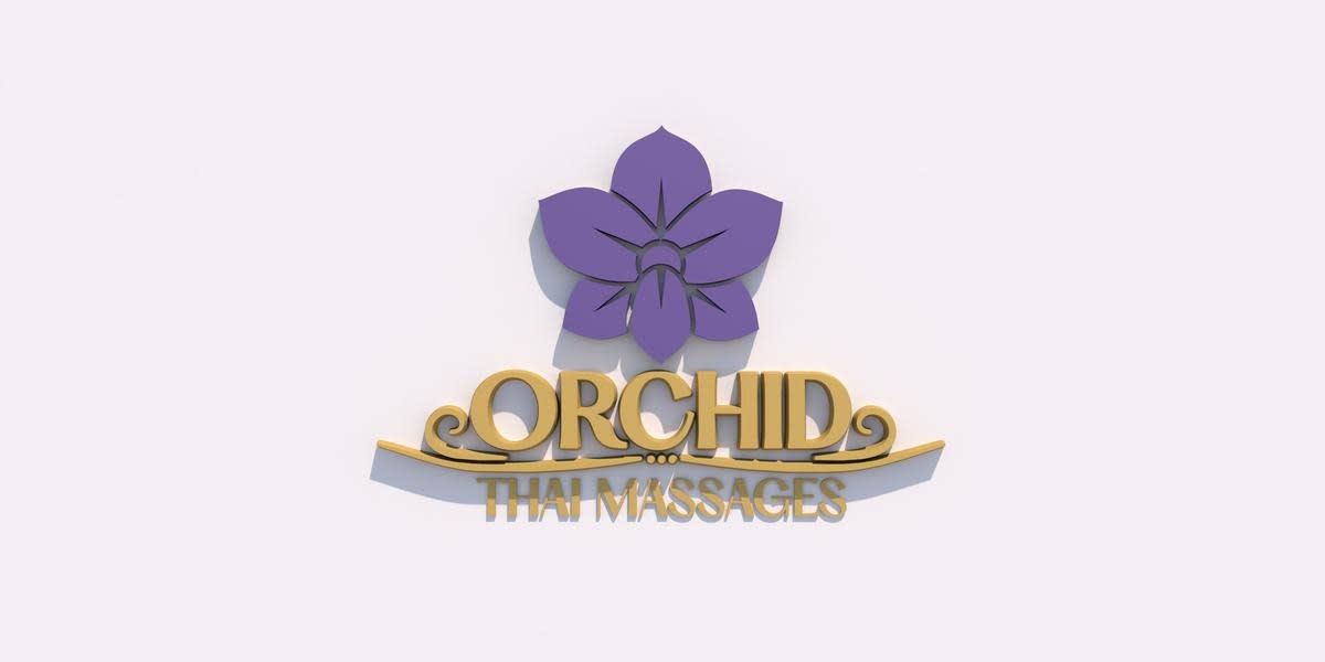 Enseigne Led 3D "ORCHID THAI MASSAGES"