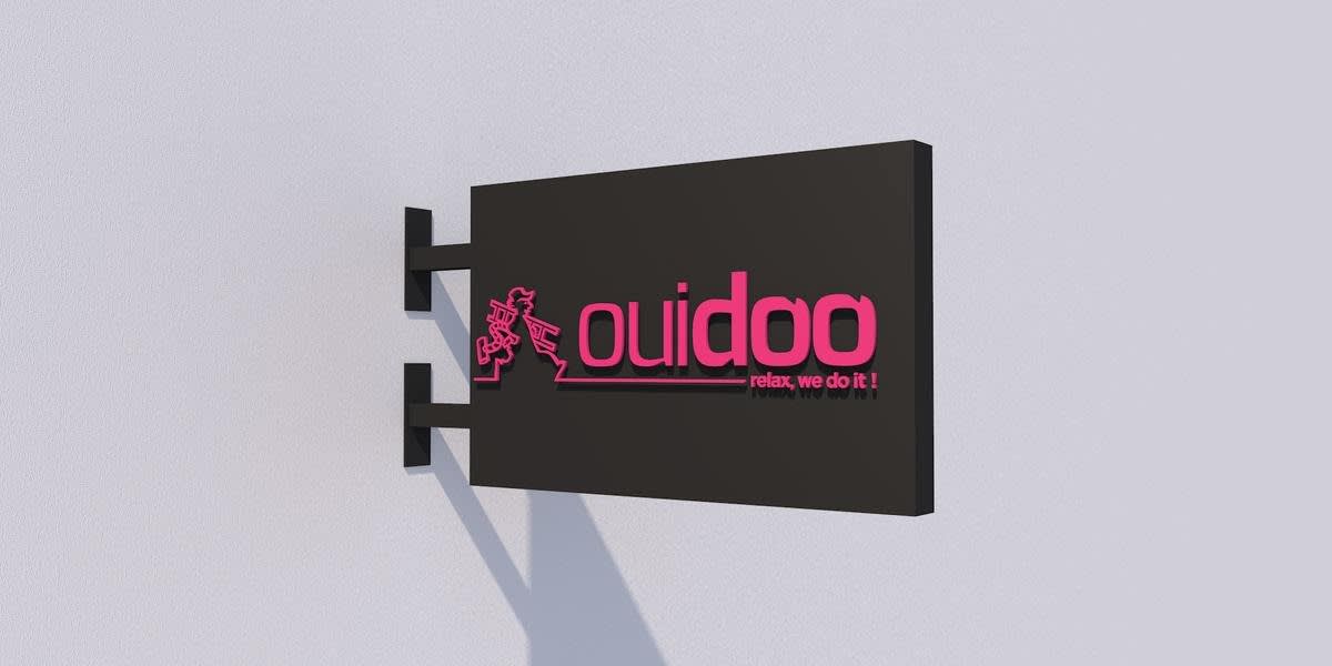 Enseigne Led 3D "ouidoo"