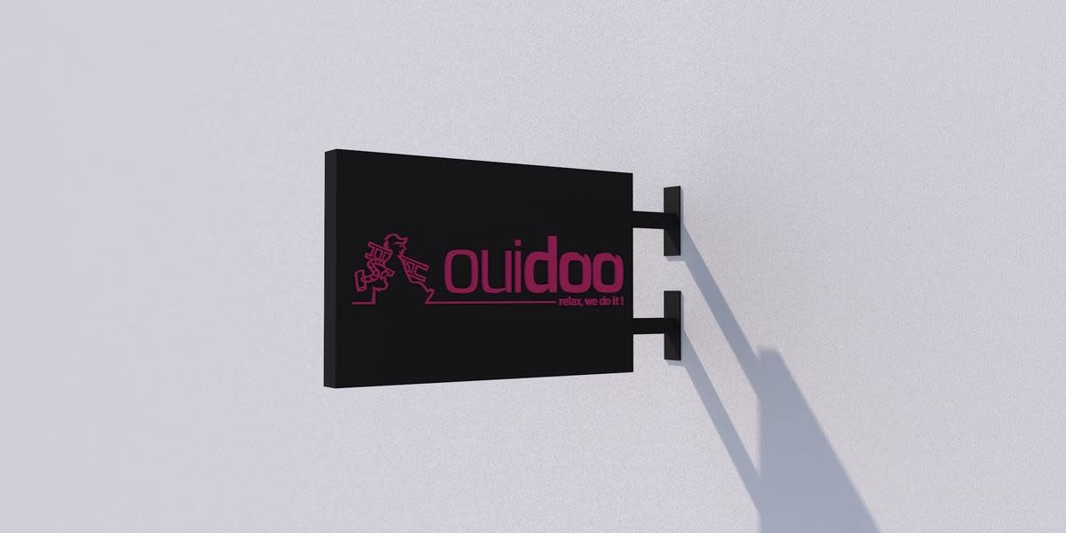Enseigne Led 3D "ouidoo"